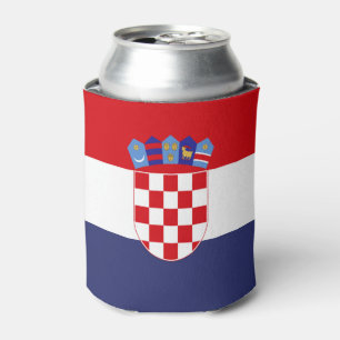 Kroatien-Flagge Dosenkühler
