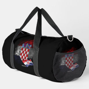 Kroatien-Flagge Duffle Bag
