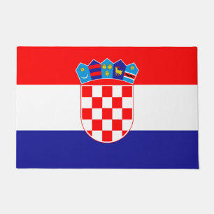 Kroatien-Flagge Fußmatte