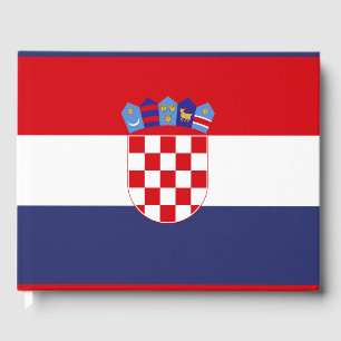 Kroatien-Flagge Gästebuch