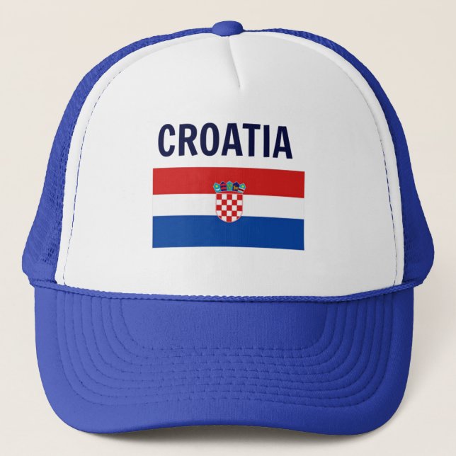 Kroatien - Flagge Kroatiens Truckerkappe (Vorderseite)
