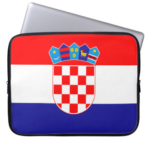 Kroatien-Flagge Laptopschutzhülle