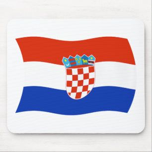 Kroatien-Flagge-Mauspad Mousepad