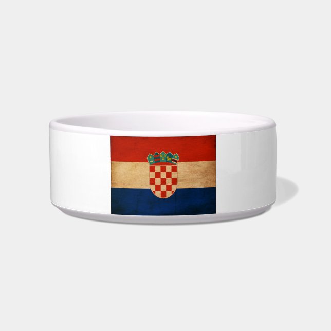Kroatien-Flagge Napf (Vorderseite)