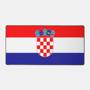 Kroatien-Flagge Nationalstolz  Schreibtischunterlage