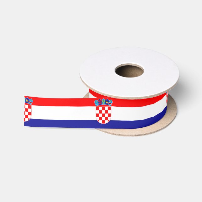 Kroatien-Flagge Satinband (Spule)
