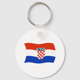 Kroatien Flagge Schlüsselanhänger