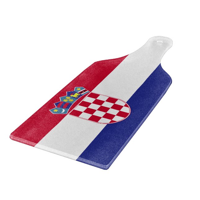 Kroatien-Flagge Schneidebrett (Ecke)