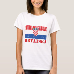 Kroatien-Flagge T-Shirt