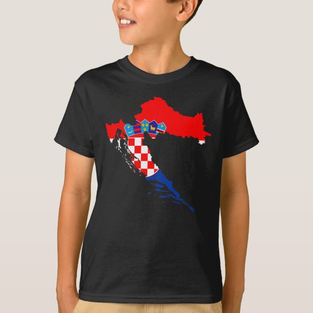 Kroatien | Flagge T-Shirt (Vorderseite)
