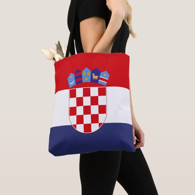 Kroatien-Flagge Tasche (Von Nahem)