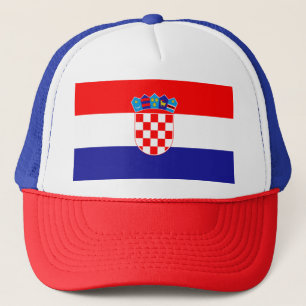 Kroatien-Flagge Truckerkappe