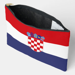 Kroatien-Flagge Zubehörtasche