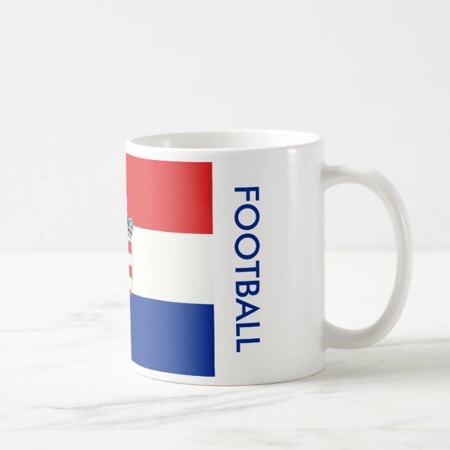 KROATIEN-FUSSBALL KAFFEETASSE (Rechts)