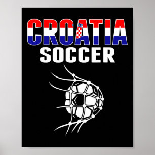 Kroatien Fußballfans Trikot - Unterstützen Sie die Poster