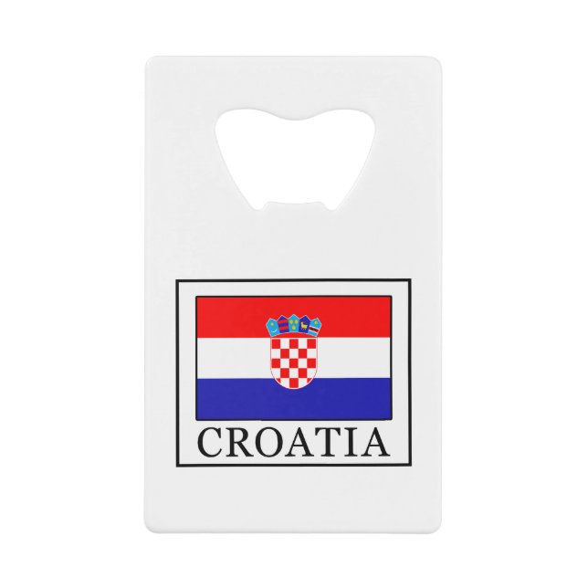 Kroatien Geldbeutel Flaschenöffner (Vorderseite)