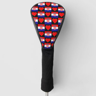 Kroatien Golf Liebe Herzstück Patriotische Kroatis Headcover