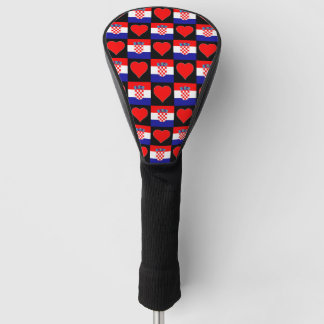 Kroatien Golf Liebe Herzstück Patriotische Kroatis Headcover