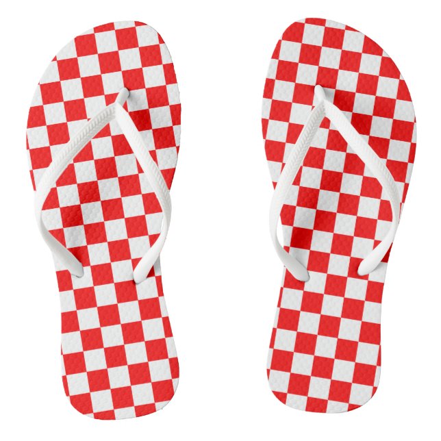 Kroatien | Hrvatska | Checked  Flip Flops (Fußbett)