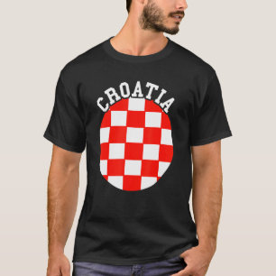 Kroatien Hrvatska Kroatischer Stolz kroatische Fla T-Shirt