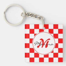 Kroatien | Hrvatska | Monogramm Prüfname Schlüsselanhänger