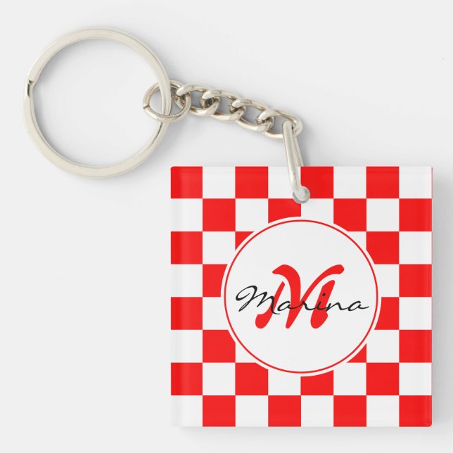 Kroatien | Hrvatska | Monogramm Prüfname Schlüsselanhänger (Vorderseite)