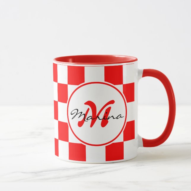 Kroatien | Hrvatska | Monogramm Prüfname Tasse (Rechts)