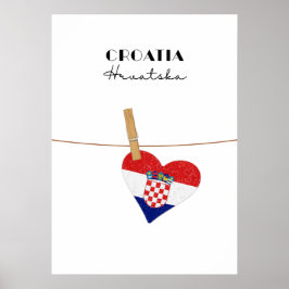 Kroatien Hrvatska Poster