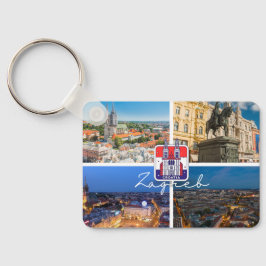 Kroatien | Hrvatska | Zagreb | Hauptstadt Kroatien Schlüsselanhänger