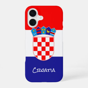 Kroatien-Hülle, patriotische kroatische Flagge iPhone 16 Hülle
