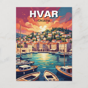 Kroatien Hvar Postkarte