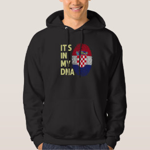 Kroatien in meinem DNA kroatischen Flaggenteam Kro Hoodie