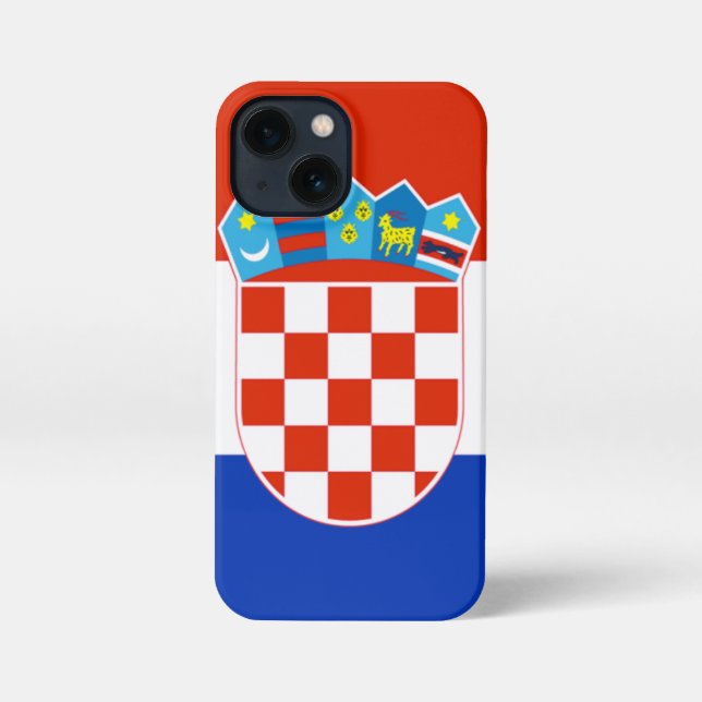 Kroatien iPhone 13 Mini Hülle (Rückseite)