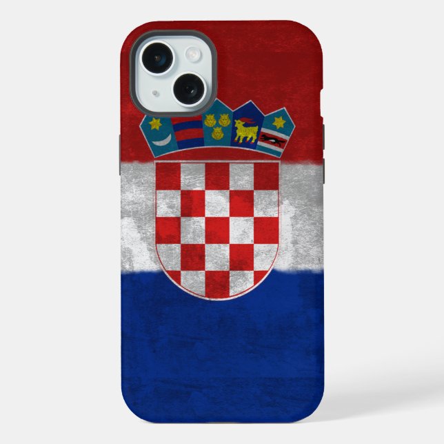 Kroatien iPhone 15 Plus Hülle (Rückseite)