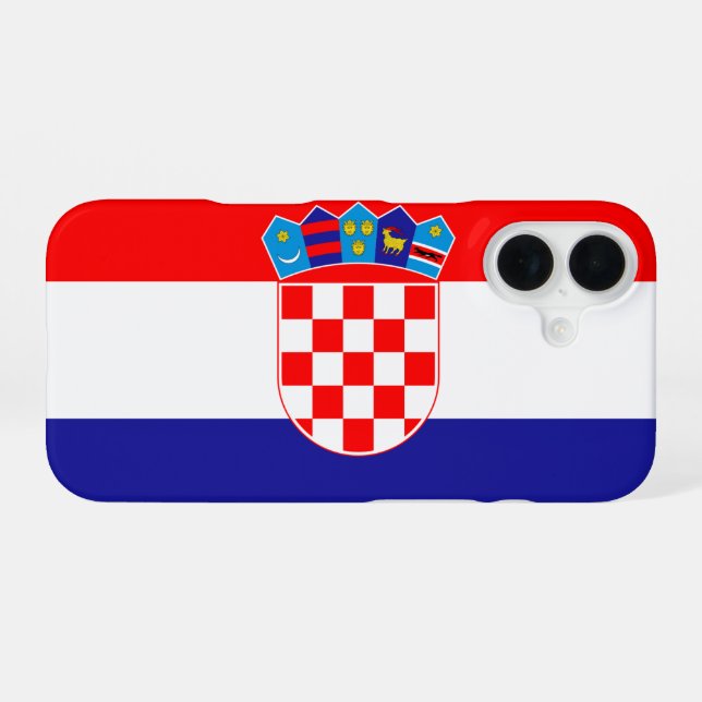 Kroatien iPhone 16 Hülle (Rückseite (Horizontal))