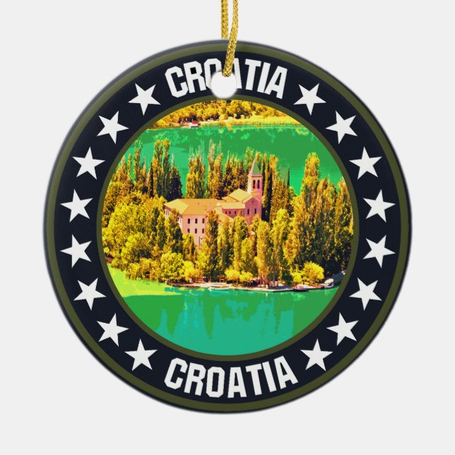 Kroatien Keramik Ornament (Vorne)