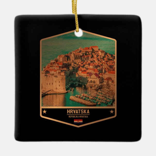 Kroatien Keramikornament (Vorderseite)