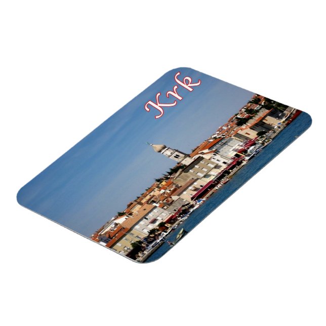 Kroatien - Krk City - Veglia - Magnet (Linke Seite)
