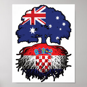 Kroatien Kroatien Australische Australien Tree Roo Poster