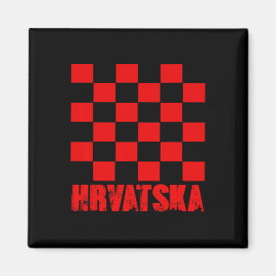 Kroatien Kroatische Flagge Hrvatska Fußballtrikot Magnet