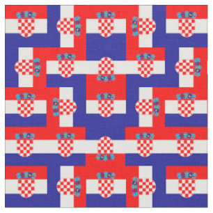 Kroatien & Kroatische Flaggenmode, Reise/Sport Stoff