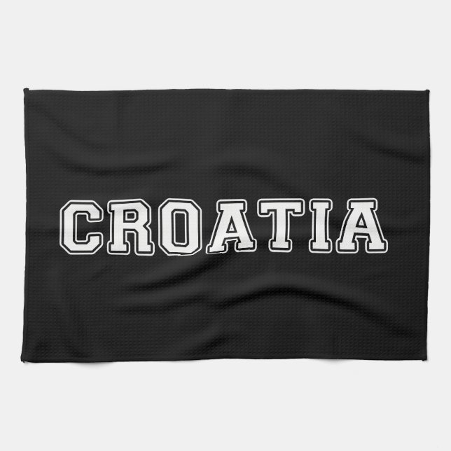 Kroatien Küchentuch (Horizontal)