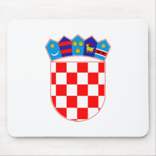 Kroatien Landeswappen Symbol Emblem Flagge Mousepad