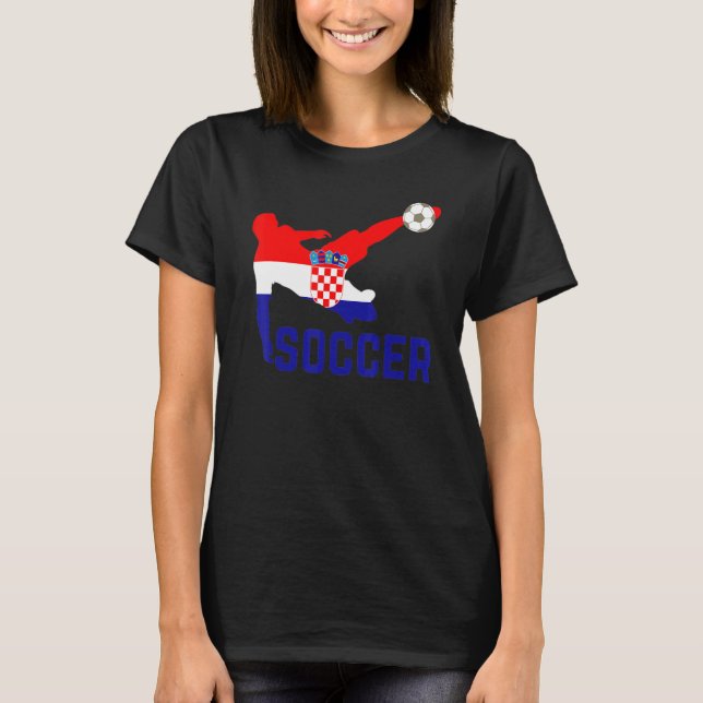 Kroatien - Nationale Fußballweltmeisterschaft Kroa T-Shirt (Vorderseite)