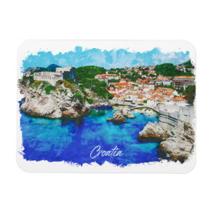 Kroatien Panoramaaussicht Magnet