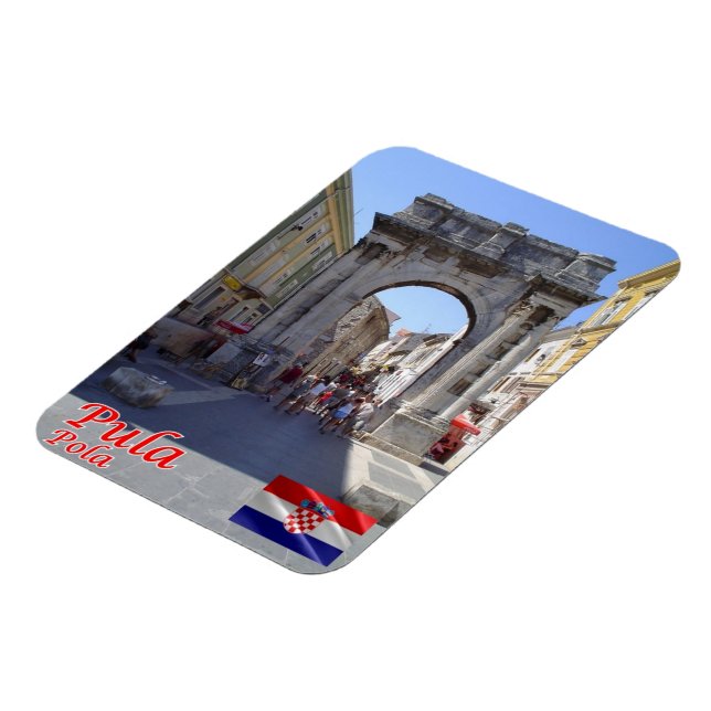 Kroatien - Paola - Pola - Pula - Magnet (Linke Seite)