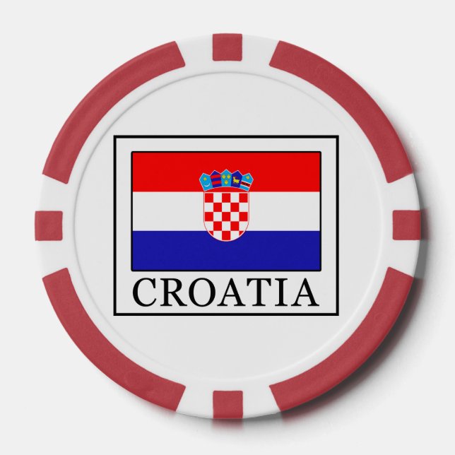Kroatien Pokerchips (Vorderseite)