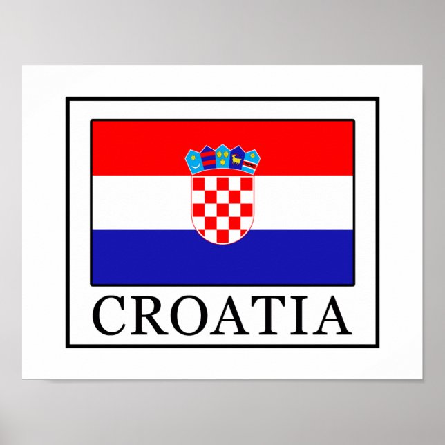 Kroatien Poster (Vorne)