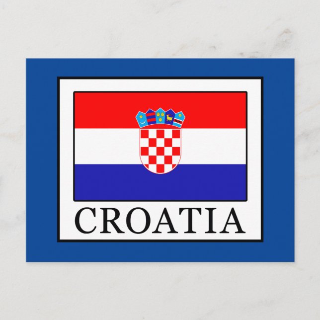 Kroatien Postkarte (Vorderseite)