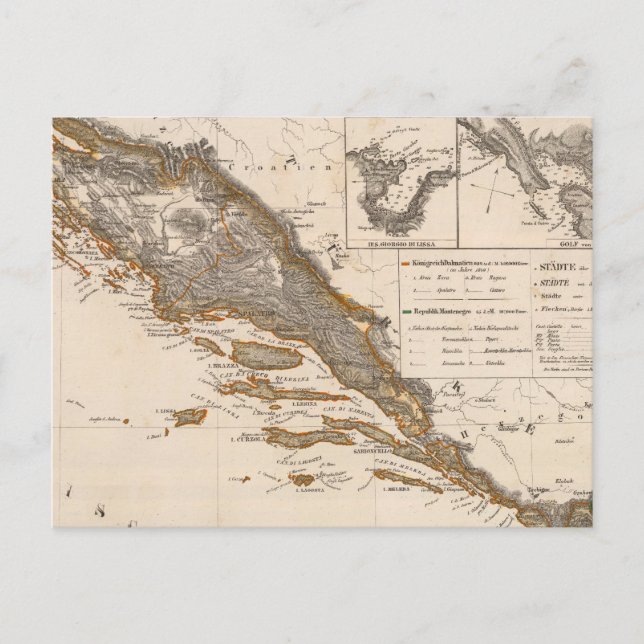 Kroatien Postkarte (Vorderseite)